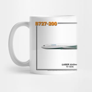 Boeing B727-200 - LASER Airlines (Art Print) Mug